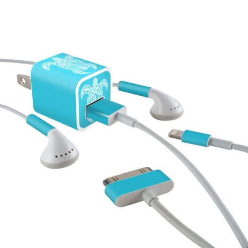 Tahitian iPhone Earphone, Power Adapter, Cable Skin