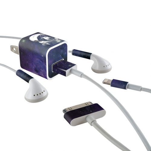 Voyager iPhone Earphone, Power Adapter, Cable Skin