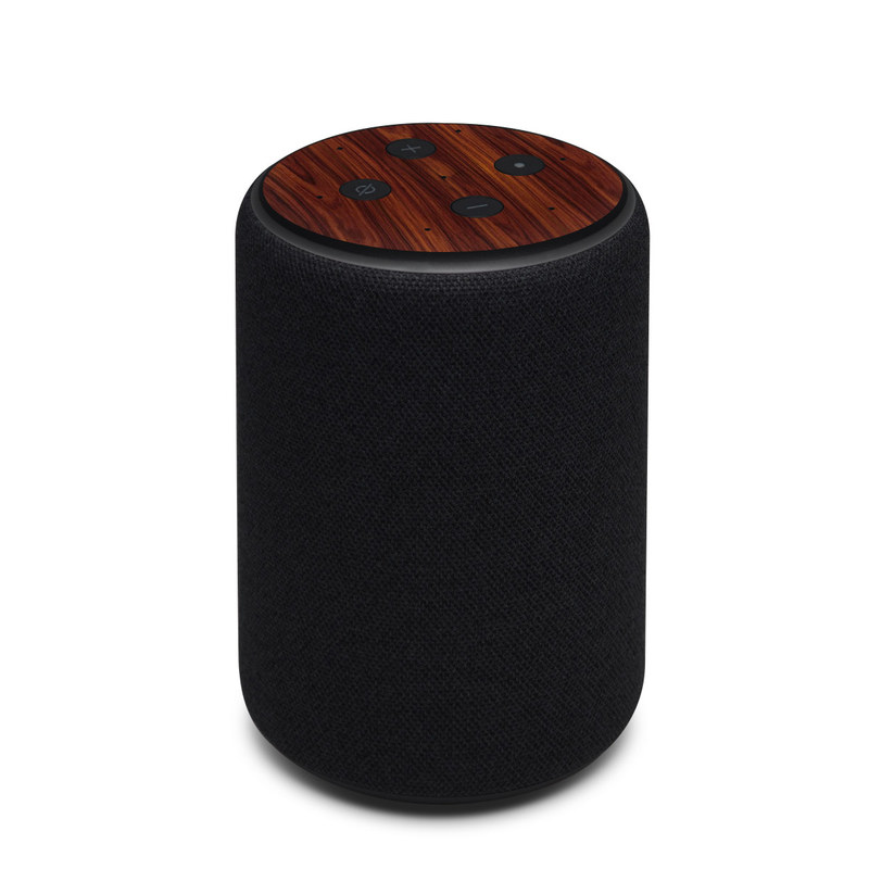 Amazon Echo 3rd Gen Skin design of Wood, Red, Brown, Hardwood, Wood flooring, Wood stain, Caramel color, Laminate flooring, Flooring, Varnish with black, red colors