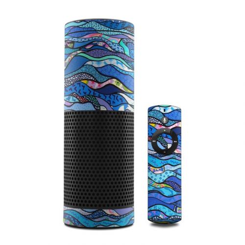 The Blues Amazon Echo 1st Gen Skin