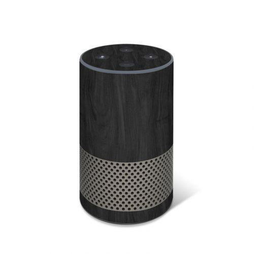 Black Woodgrain Amazon Echo 2nd Gen Skin