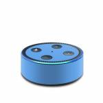 Solid State Blue Amazon Echo Dot 2nd Gen Skin