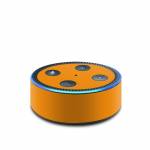 Solid State Orange Amazon Echo Dot 2nd Gen Skin