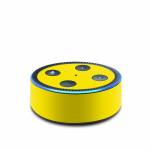 Solid State Yellow Amazon Echo Dot 2nd Gen Skin