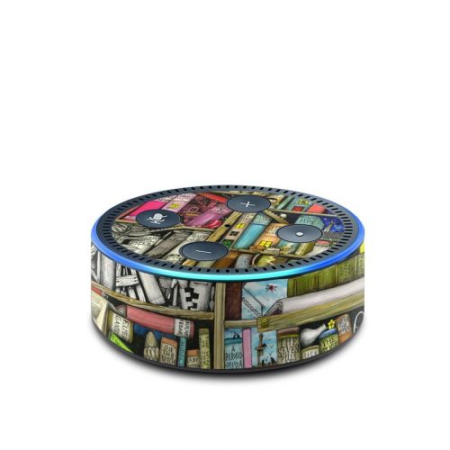 Bookshelf Amazon Echo Dot 2nd Gen Skin