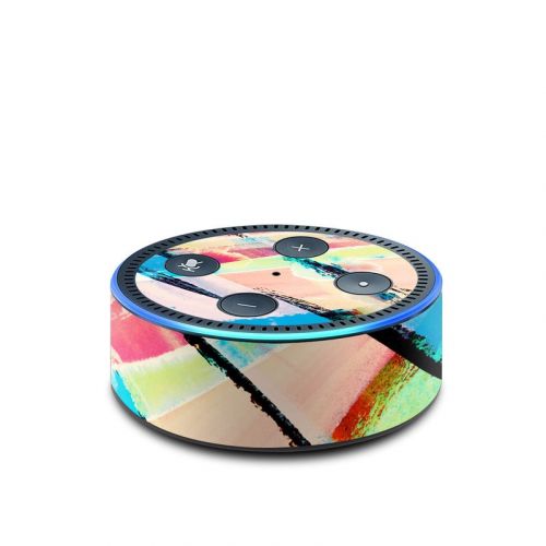 Check Stripe Amazon Echo Dot 2nd Gen Skin