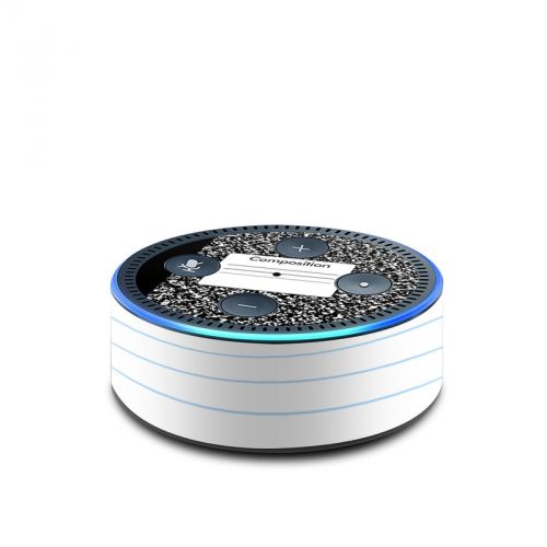 Skin Decal for Amazon Echo Dot 2 2nd generation / abstract blue vortex 