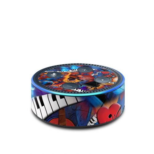Music Madness Amazon Echo Dot 2nd Gen Skin