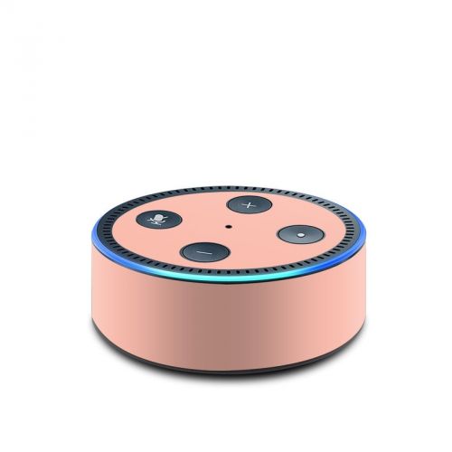 Solid State Peach Amazon Echo Dot 2nd Gen Skin