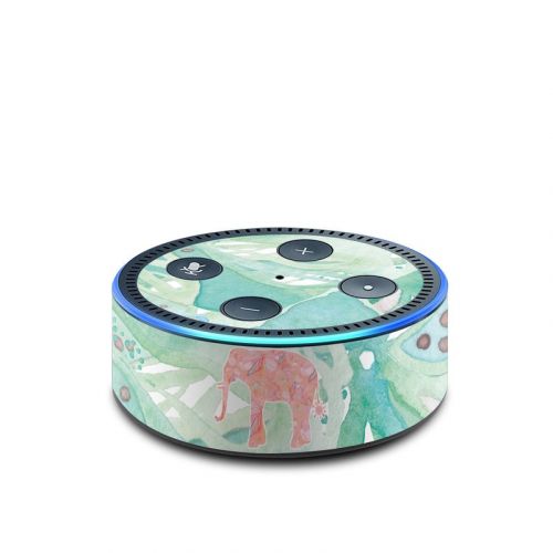 Tropical Elephant Amazon Echo Dot 2nd Gen Skin