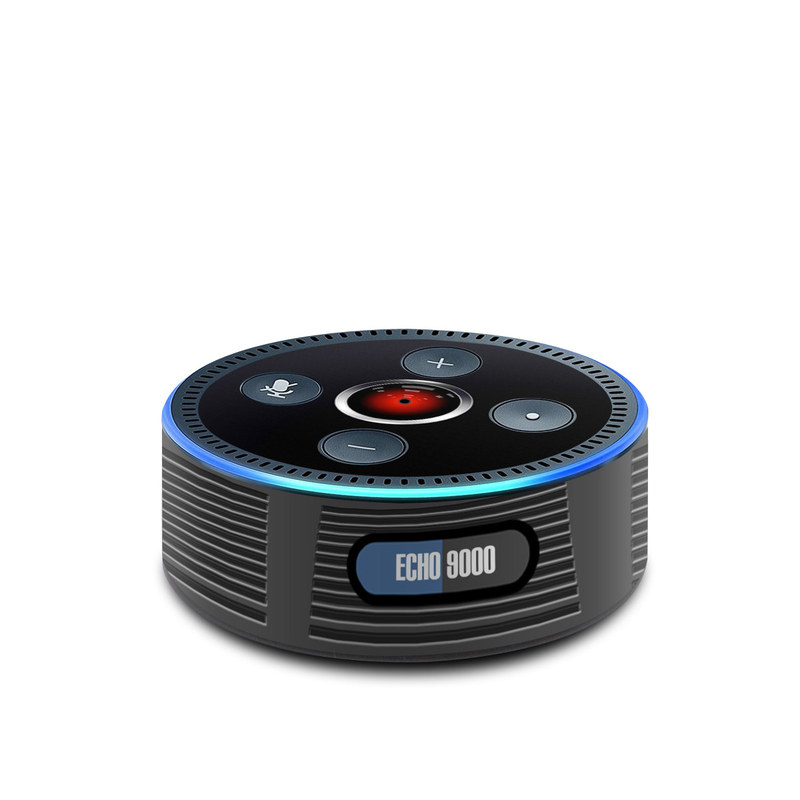 Amazon Echo Dot 2nd Gen Skin design of Screenshot, Technology, Circle, Space, with black, gray, red, blue colors