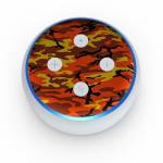 Orange Camo Amazon Echo Dot 3rd Gen Skin