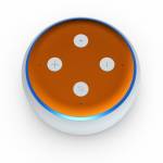 Solid State Orange Amazon Echo Dot 3rd Gen Skin