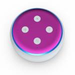 Solid State Vibrant Pink Amazon Echo Dot 3rd Gen Skin