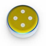 Solid State Yellow Amazon Echo Dot 3rd Gen Skin