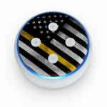 Thin Yellow Line Hero Amazon Echo Dot 3rd Gen Skin