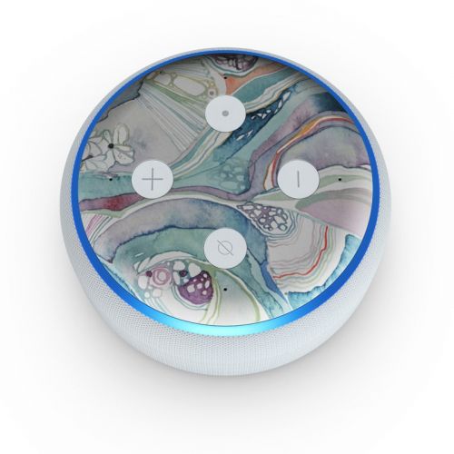 Abstract Organic Amazon Echo Dot 3rd Gen Skin