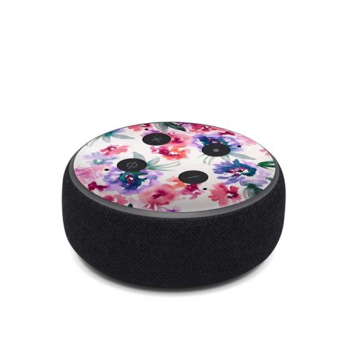 Blurred Flowers Amazon Echo Dot 3rd Gen Skin