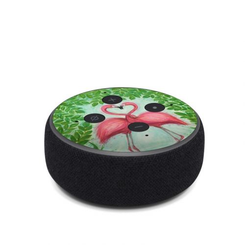 Flamingo Love Amazon Echo Dot 3rd Gen Skin