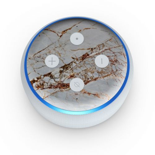 Hazel Marble Amazon Echo Dot 3rd Gen Skin