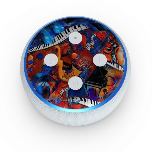Music Madness Amazon Echo Dot 3rd Gen Skin