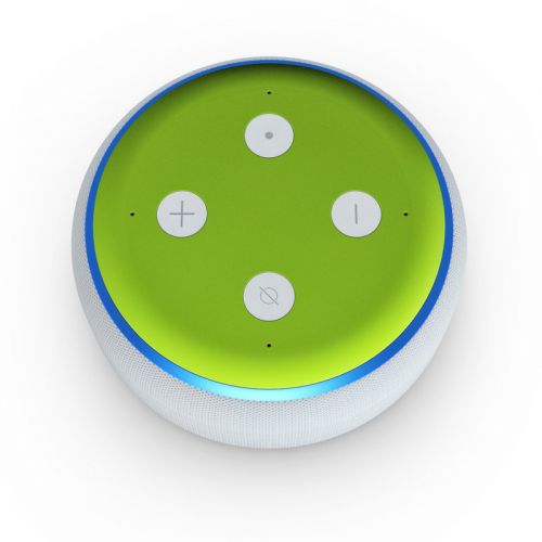 Solid State Lime Amazon Echo Dot 3rd Gen Skin