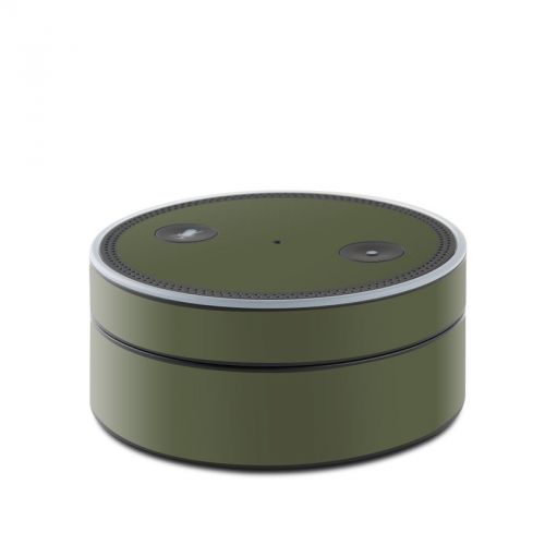 Solid State Olive Drab Amazon Echo Dot 1st Gen Skin