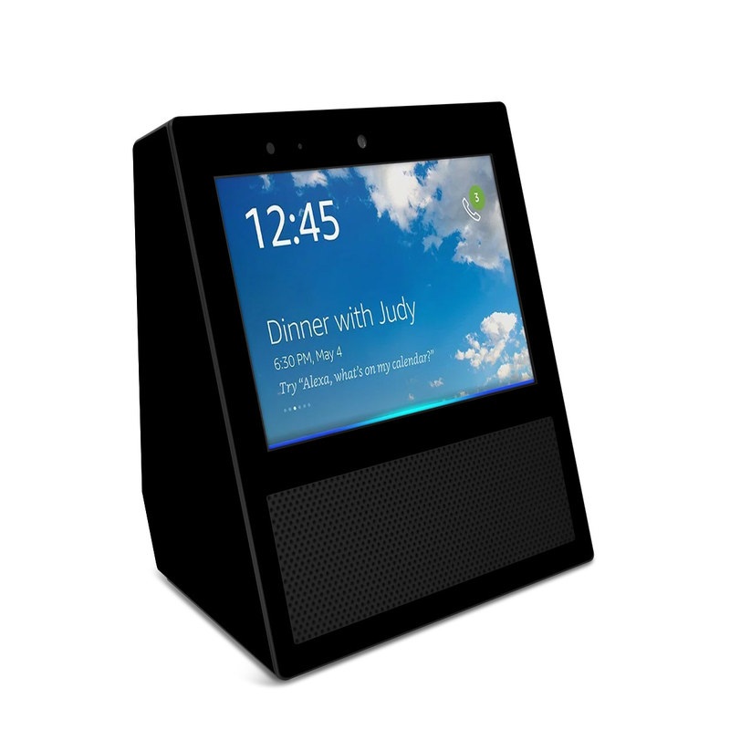 Amazon Echo Show 1st Gen Skin design of Black, Darkness, White, Sky, Light, Red, Text, Brown, Font, Atmosphere, with black colors