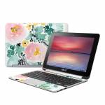 Blushed Flowers Asus Chromebook Flip C100 Skin