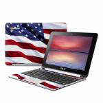 Patriotic Asus Chromebook Flip C100 Skin