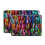 Colorful Brushstrokes Black Amazon Fire Tablet Series Skin