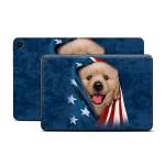 Patriotic Retriever Amazon Fire Tablet Series Skin