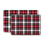 Red Plaid Amazon Fire Tablet Series Skin