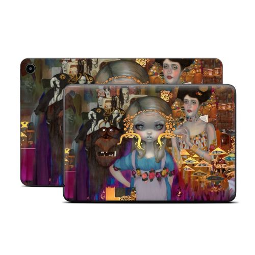 Alice in a Klimt Dream Amazon Fire Tablet Series Skin