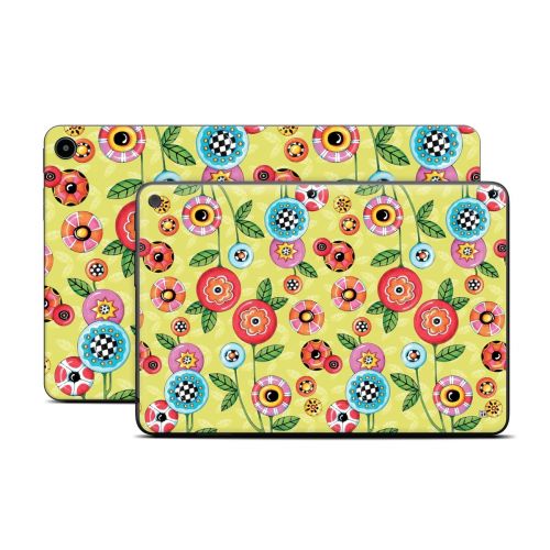 Button Flowers Amazon Fire Tablet Series Skin
