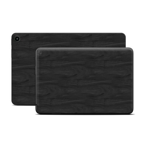 Black Woodgrain Amazon Fire Tablet Series Skin