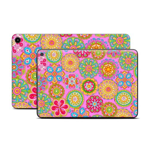 Bright Flowers Amazon Fire Tablet Series Skin