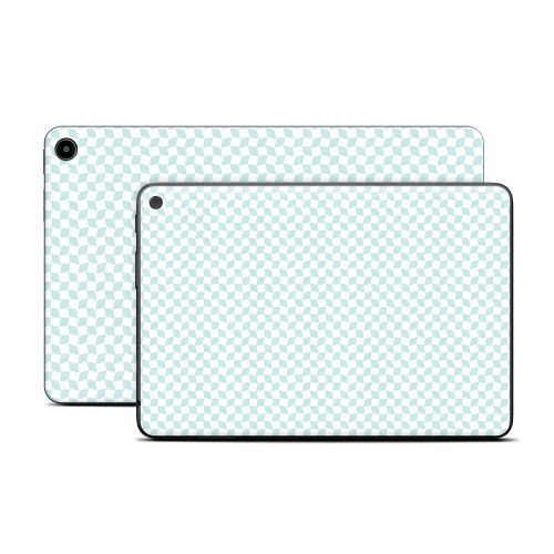Checker Light Blue Amazon Fire Tablet Series Skin