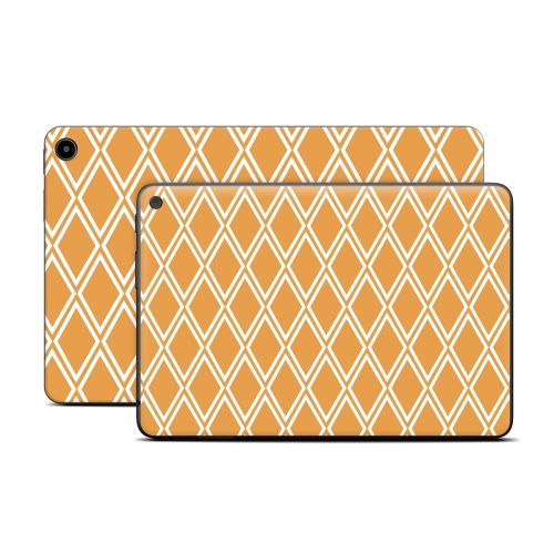Orange Checks Amazon Fire Tablet Series Skin