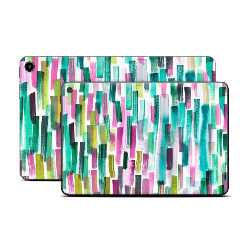 Colorful Brushstrokes Amazon Fire Tablet Series Skin