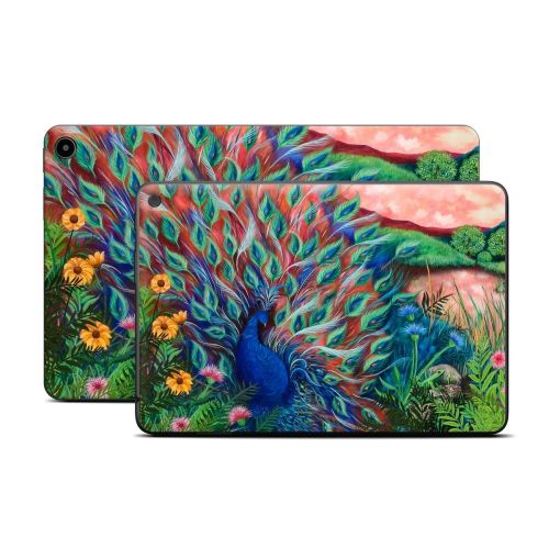 Coral Peacock Amazon Fire Tablet Series Skin