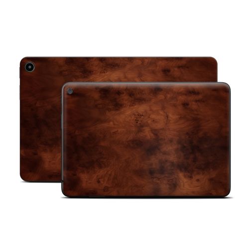 Dark Burlwood Amazon Fire Tablet Series Skin
