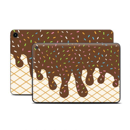 Chocolate Ice Cream Drip Amazon Fire Tablet Series Skin