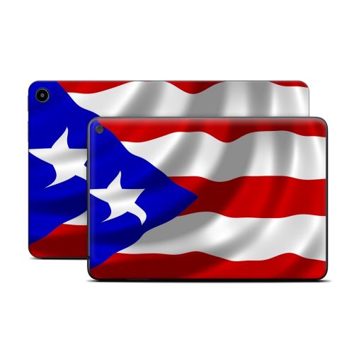 Puerto Rican Flag Amazon Fire Tablet Series Skin