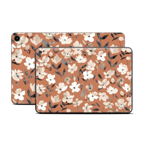 Fresh Flowers Copper Amazon Fire Tablet Series Skin