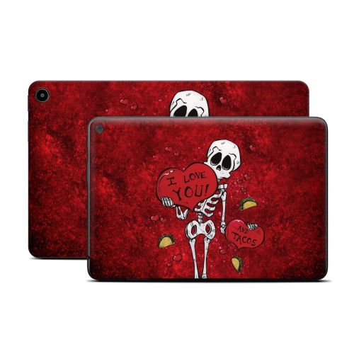 I Love You And Tacos Amazon Fire Tablet Series Skin
