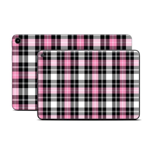 Pink Plaid Amazon Fire Tablet Series Skin