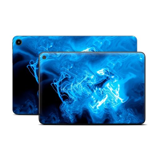 Blue Quantum Waves Amazon Fire Tablet Series Skin