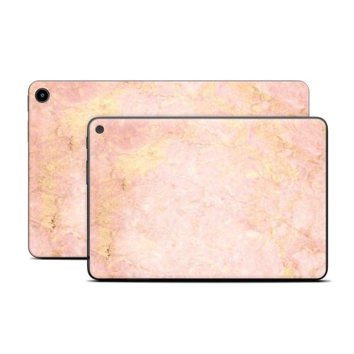 Rose Gold Marble Amazon Fire Tablet Series Skin