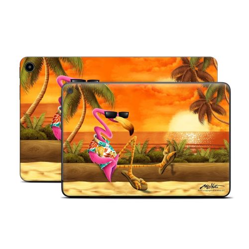 Sunset Flamingo Amazon Fire Tablet Series Skin